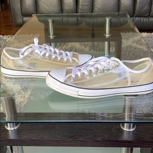 Clear Converse Low Tops